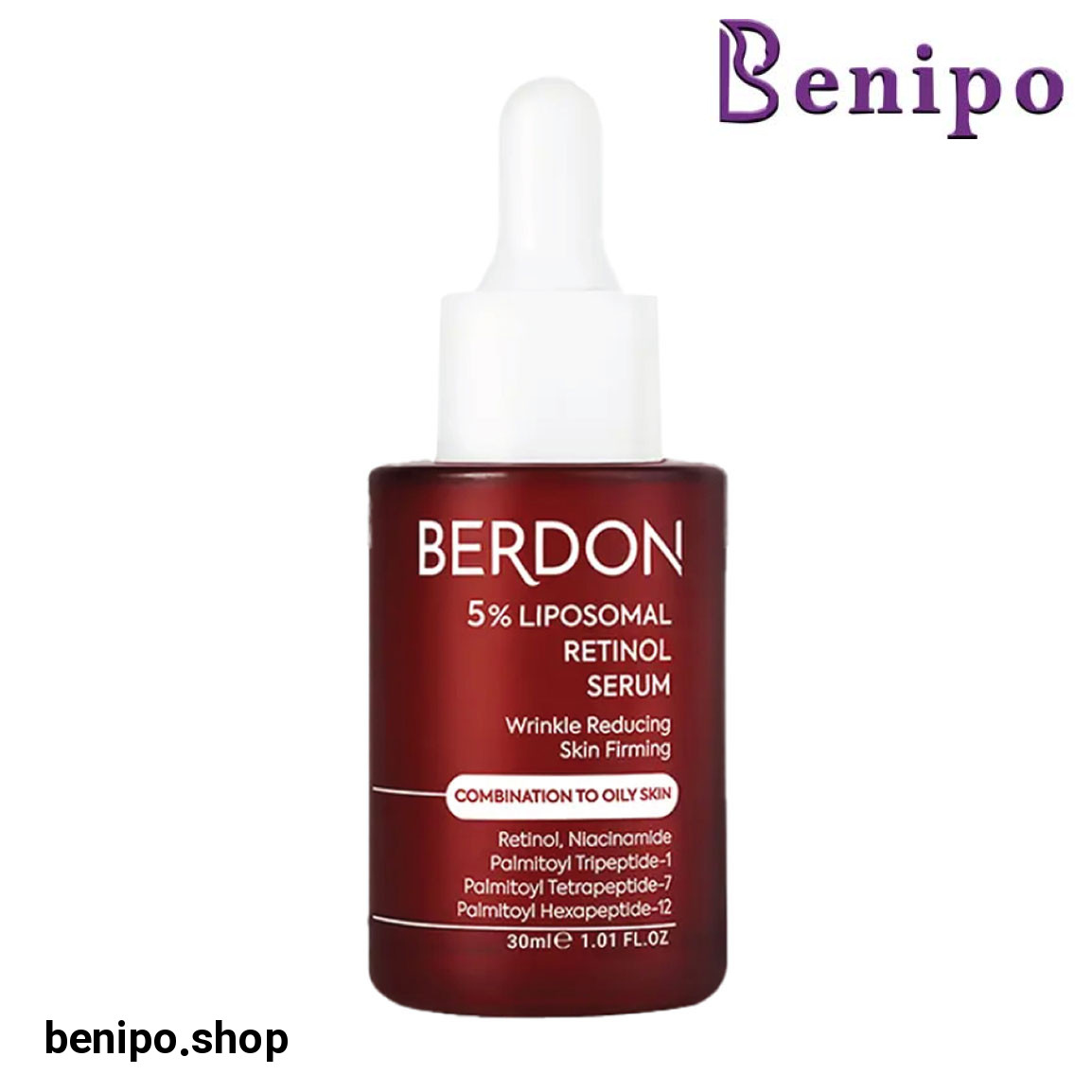 سرم رتینول لیپوزومال 5% مناسب پوست مختلط تا چرب حجم 30 میلی لیتر