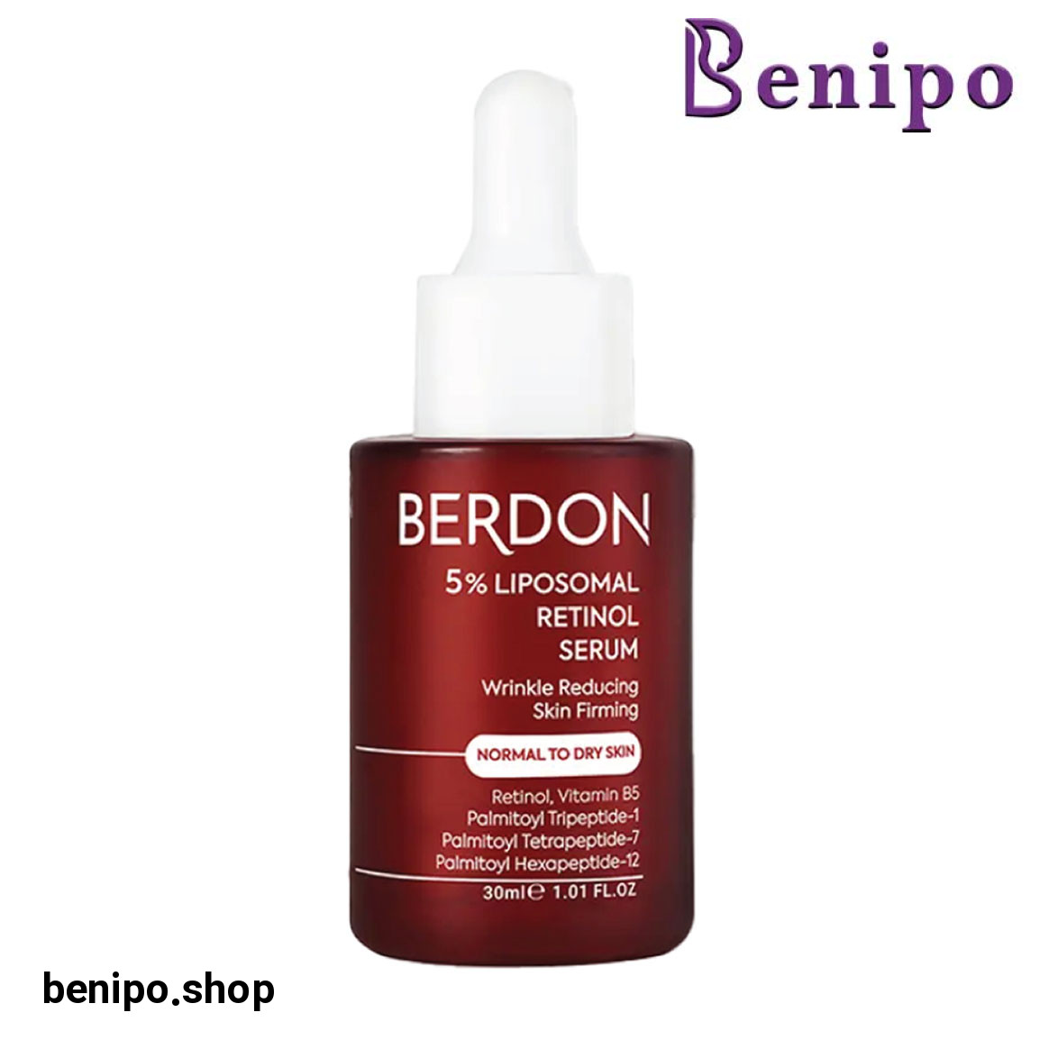 سرم رتینول لیپوزومال 5% مناسب پوست نرمال تا خشک حجم 30 میلی لیتر
