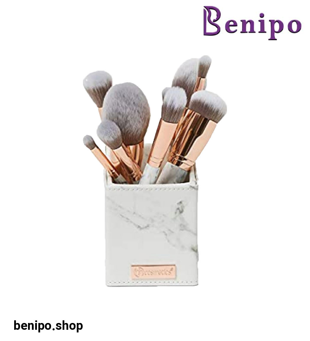 ست براش ۱۳عددی استند دار مدل رز گلد سفید