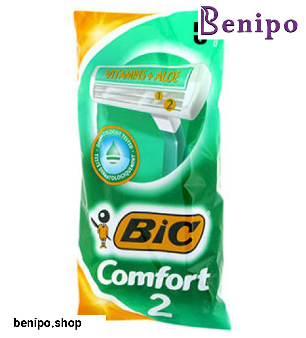 تیغ اصلاح دو تیغه مدل Comfort بسته 5 عددی