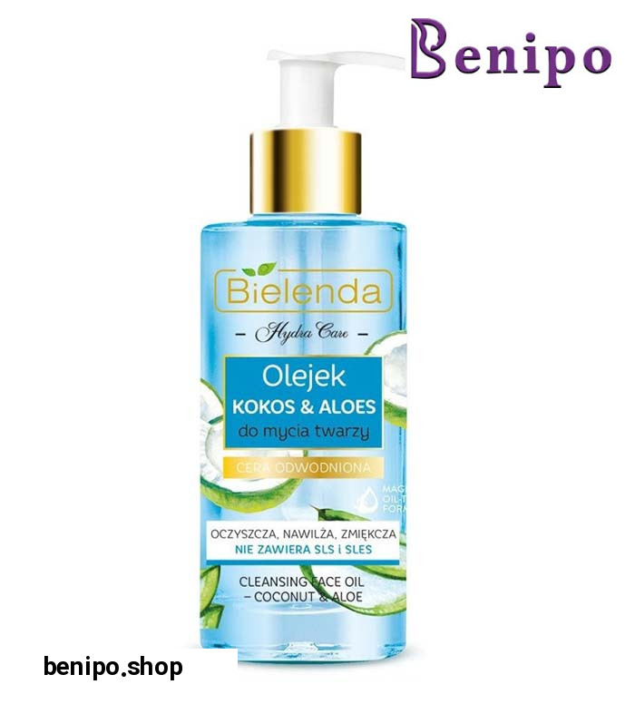 روغن شستشو و پاک کننده صورت نارگیل و آلوئه ورا