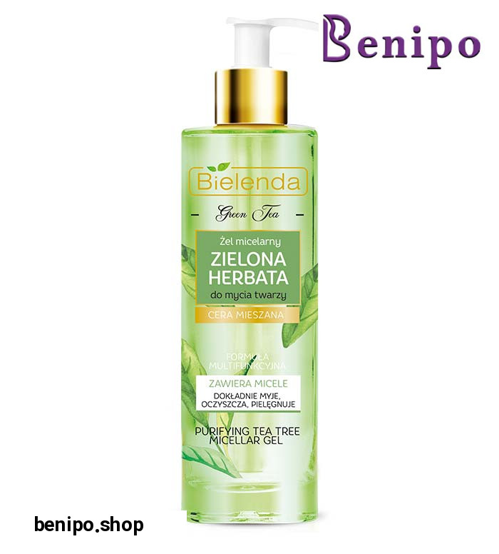 ژل میسلار پاک کننده صورت چای سبز