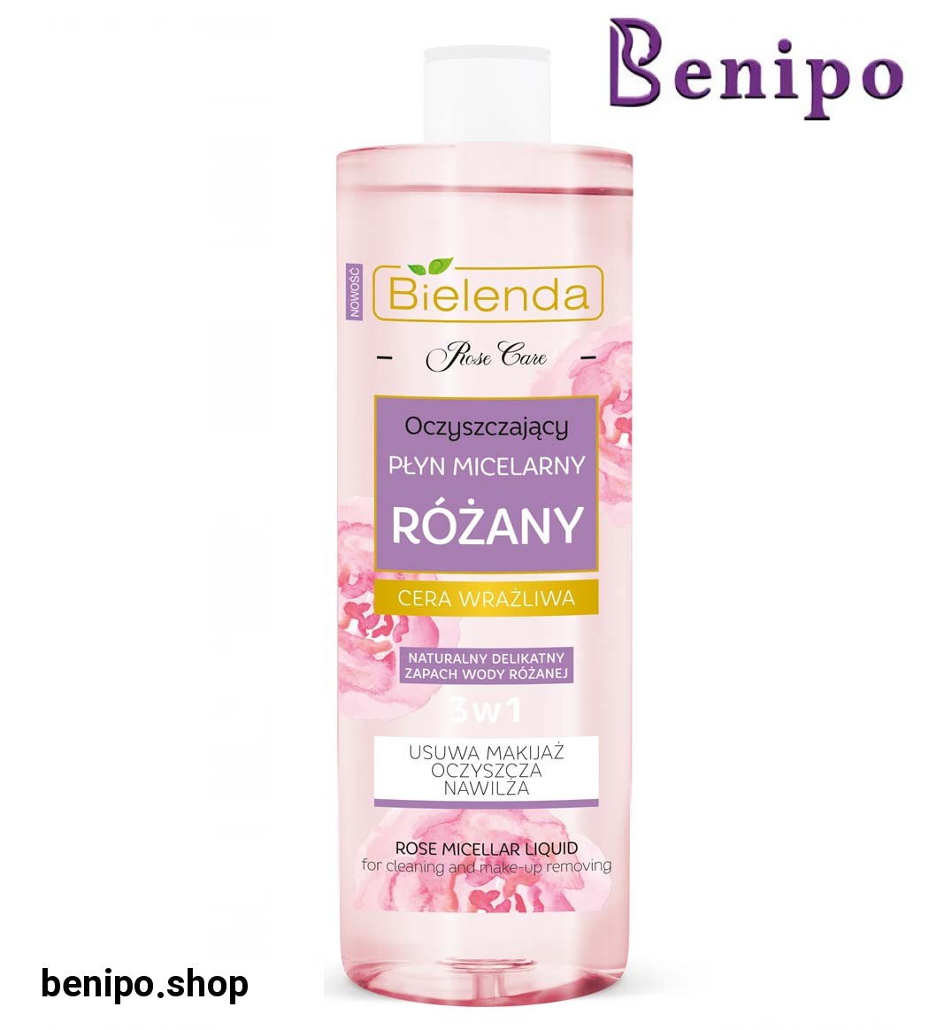 آب میسلار پاک  کننده آرایش گل رز