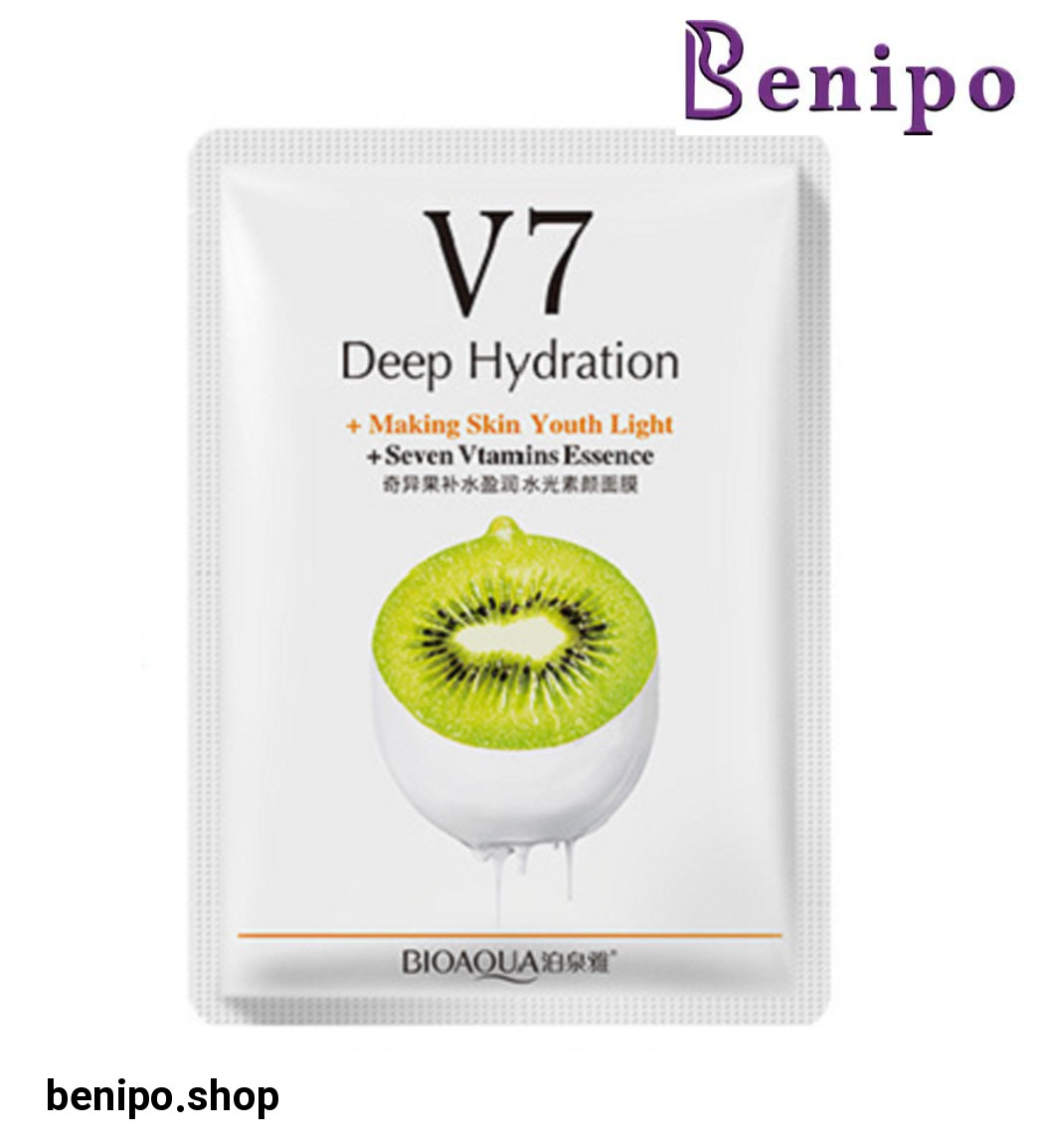ماسک ورقه ای آبرسان قوی v7 کیوی 30گرمی