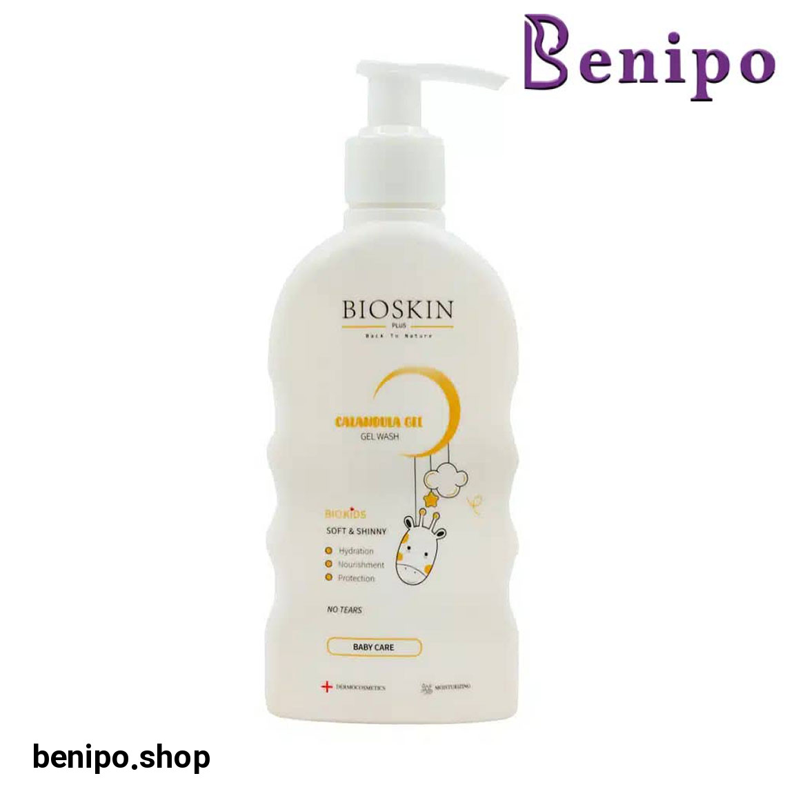 ژل شستشو بدن کودک حاوی عصاره کالاندولا حجم 200 میلی لیتر