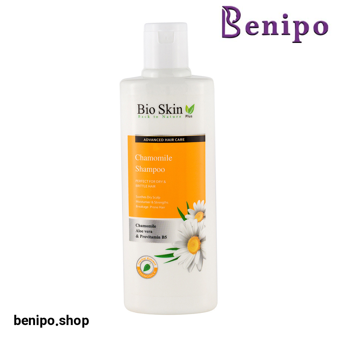 شامپو مناسب موی خشک حاوی عصاره بابونه حجم 200 میلی لیتر