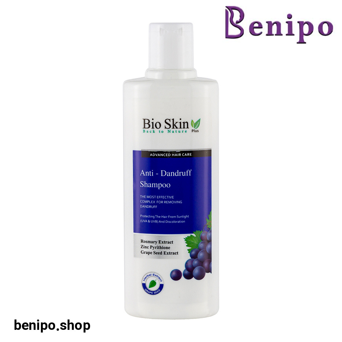 شامپو ضد شوره حاوی عصاره انگور حجم 200 میلی لیتر