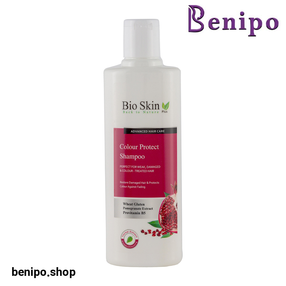 شامپو مناسب موی رنگ شده حاوی عصاره انار حجم 200 میلی لیتر