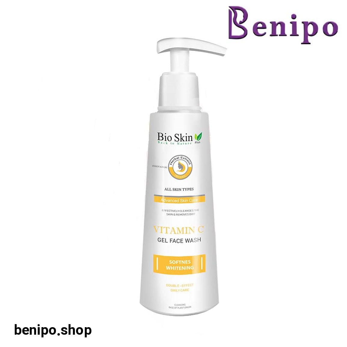 ژل شستشوی صورت روشن کننده پوست حاوی ویتامین سی 200 میل