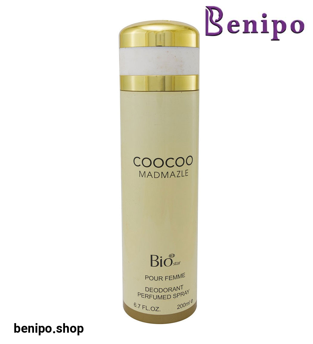 اسپری بدن زنانه مدل CooCoo Madmazle حجم 200 میلی لیتر