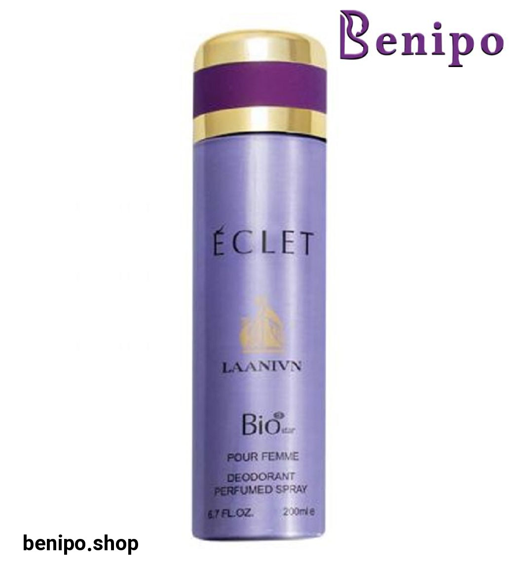اسپری بدن زنانه مدل Eclet حجم 200 میلی لیتر