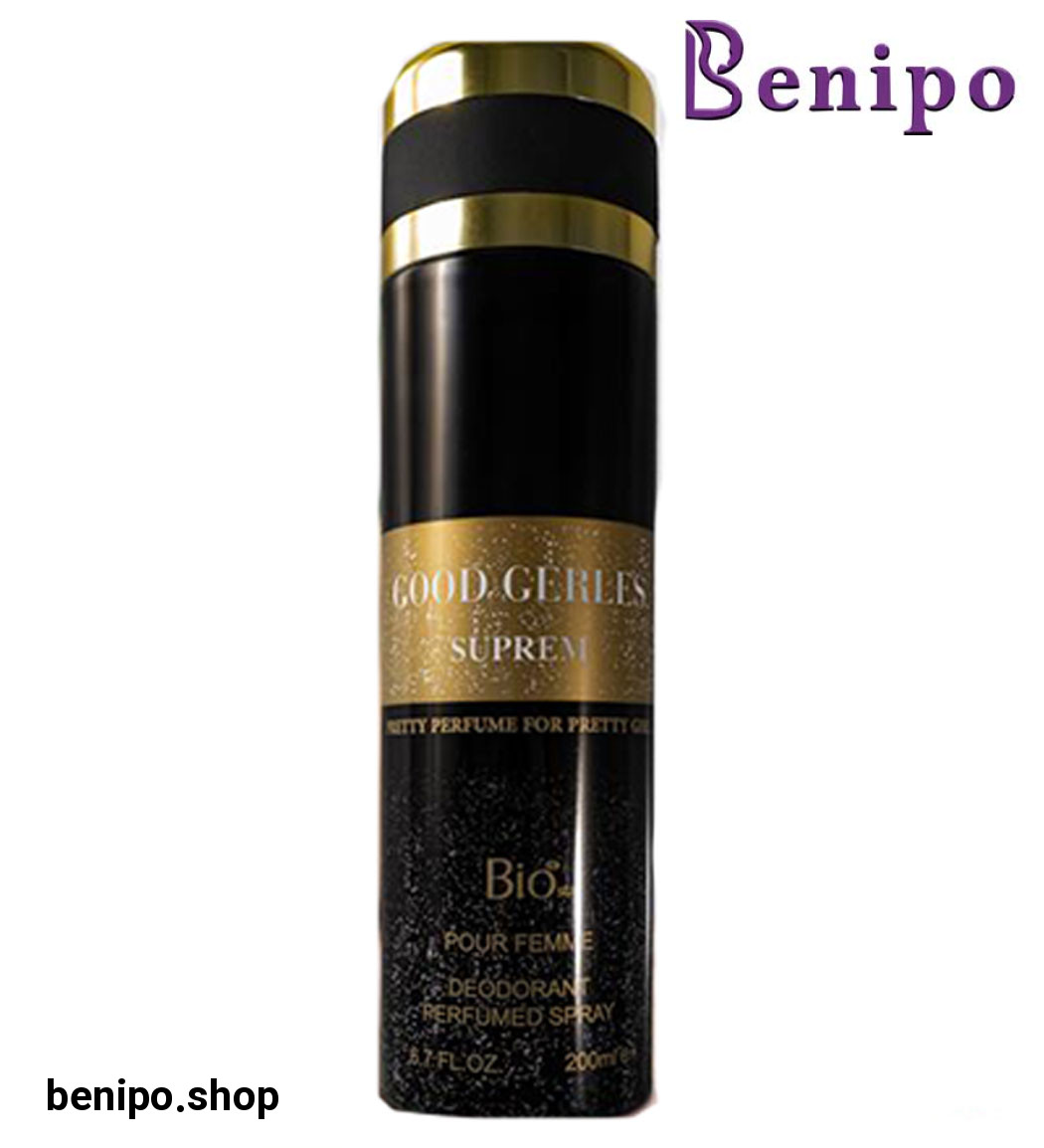 اسپری بدن زنانه مدل Good Gerles Suprem حجم 200 میلی لیتر