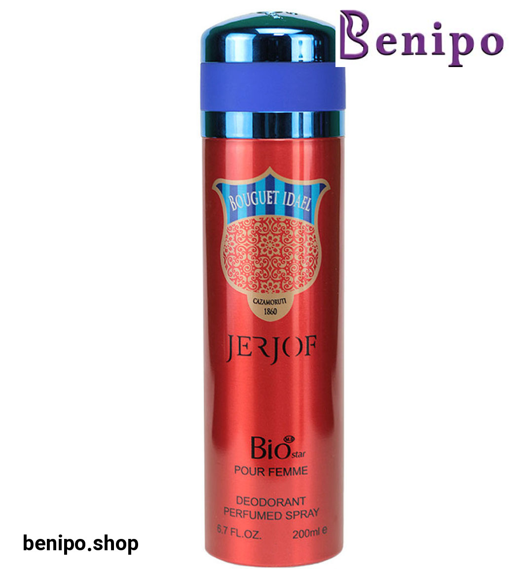اسپری بدن زنانه مدل Jerjof حجم 200 میلی لیتر
