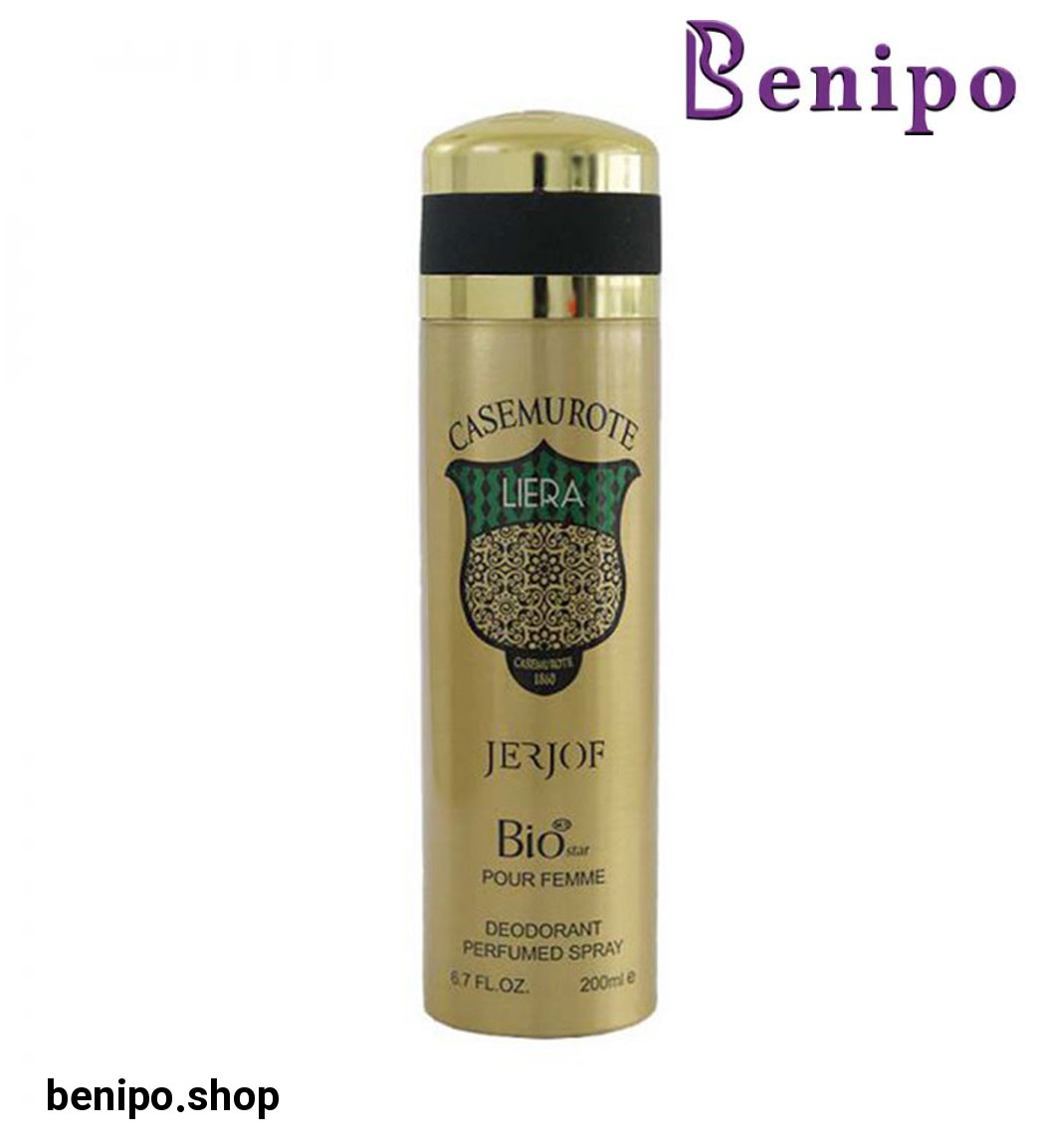 اسپری بدن زنانه مدل Jerjof Liera حجم 200 میلی لیتر