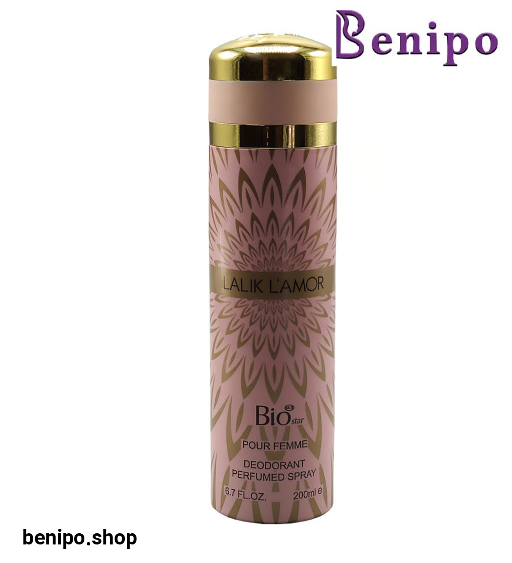 اسپری بدن زنانه مدل Lalik Lamor حجم 200 میلی لیتر