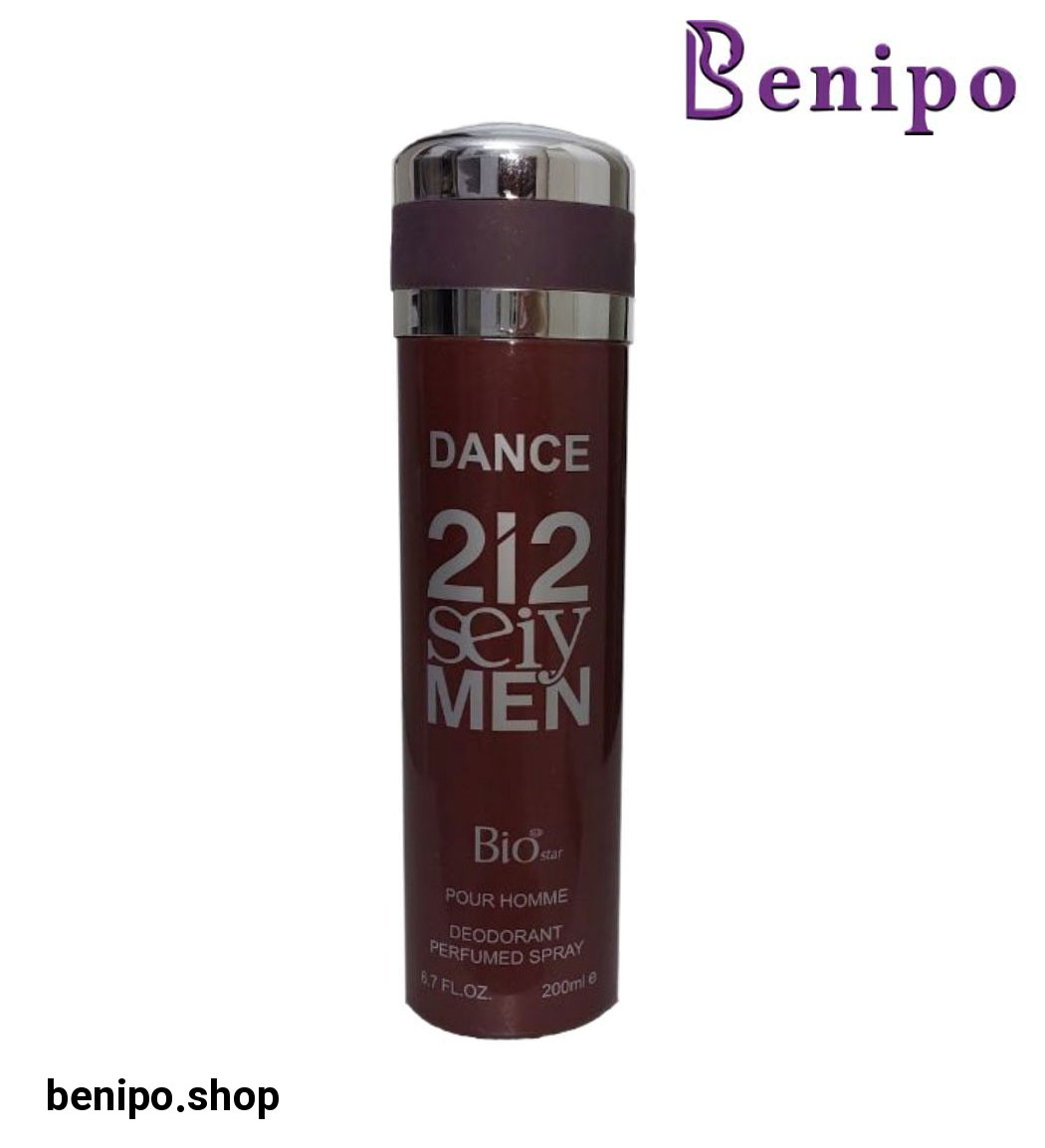 اسپری بدن مردانه مدل Seiy Men 212 حجم 200 میلی لیتر