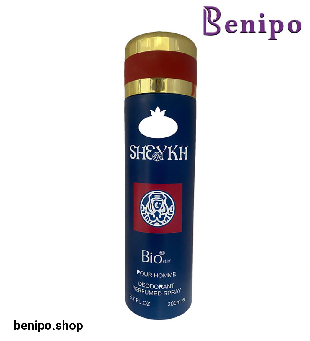 اسپری بدن مردانه مدل Sheykh حجم 200 میلی لیتر