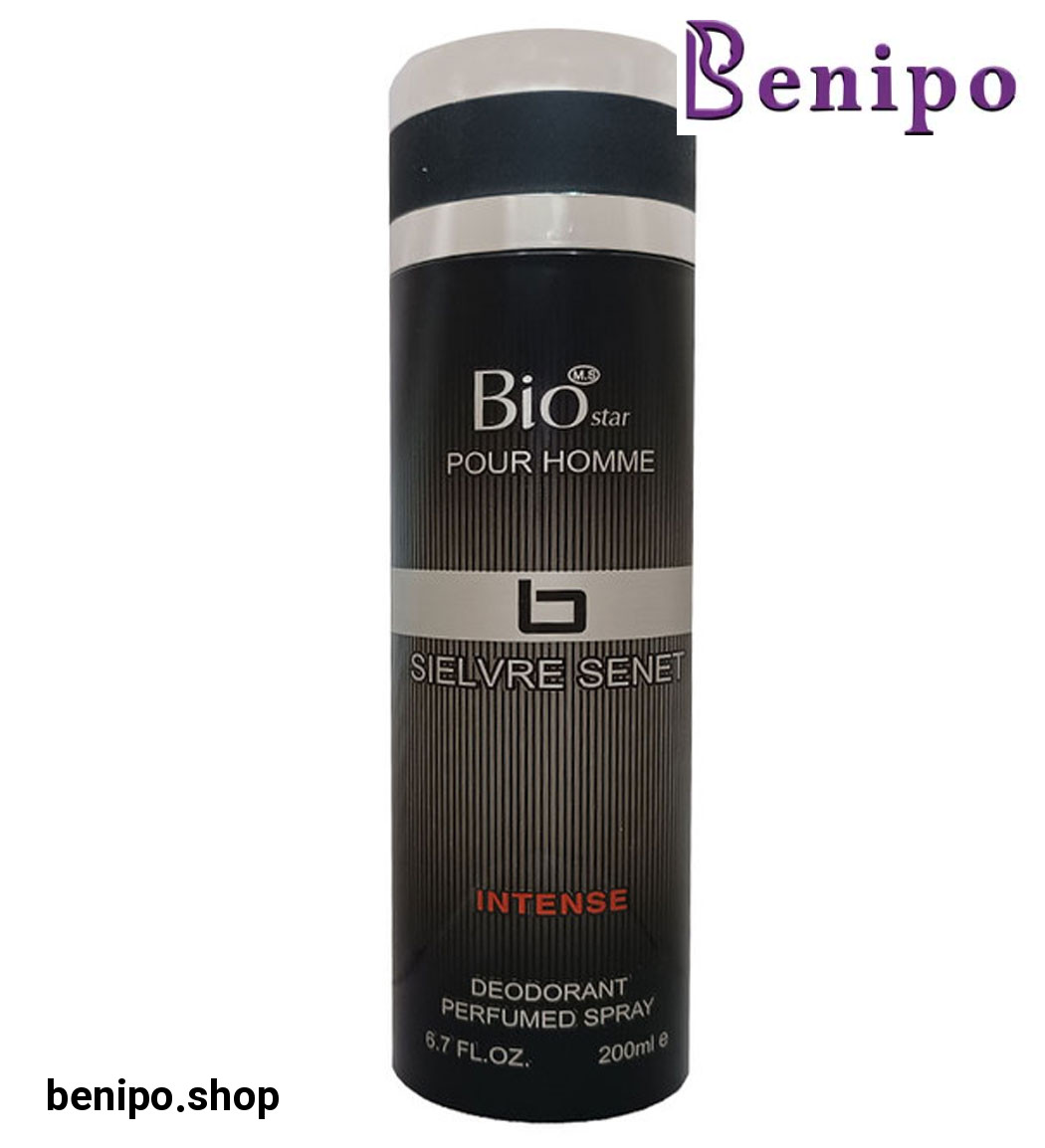 اسپری بدن مردانه مدل Sielvere Senet حجم 200 میلی لیتر