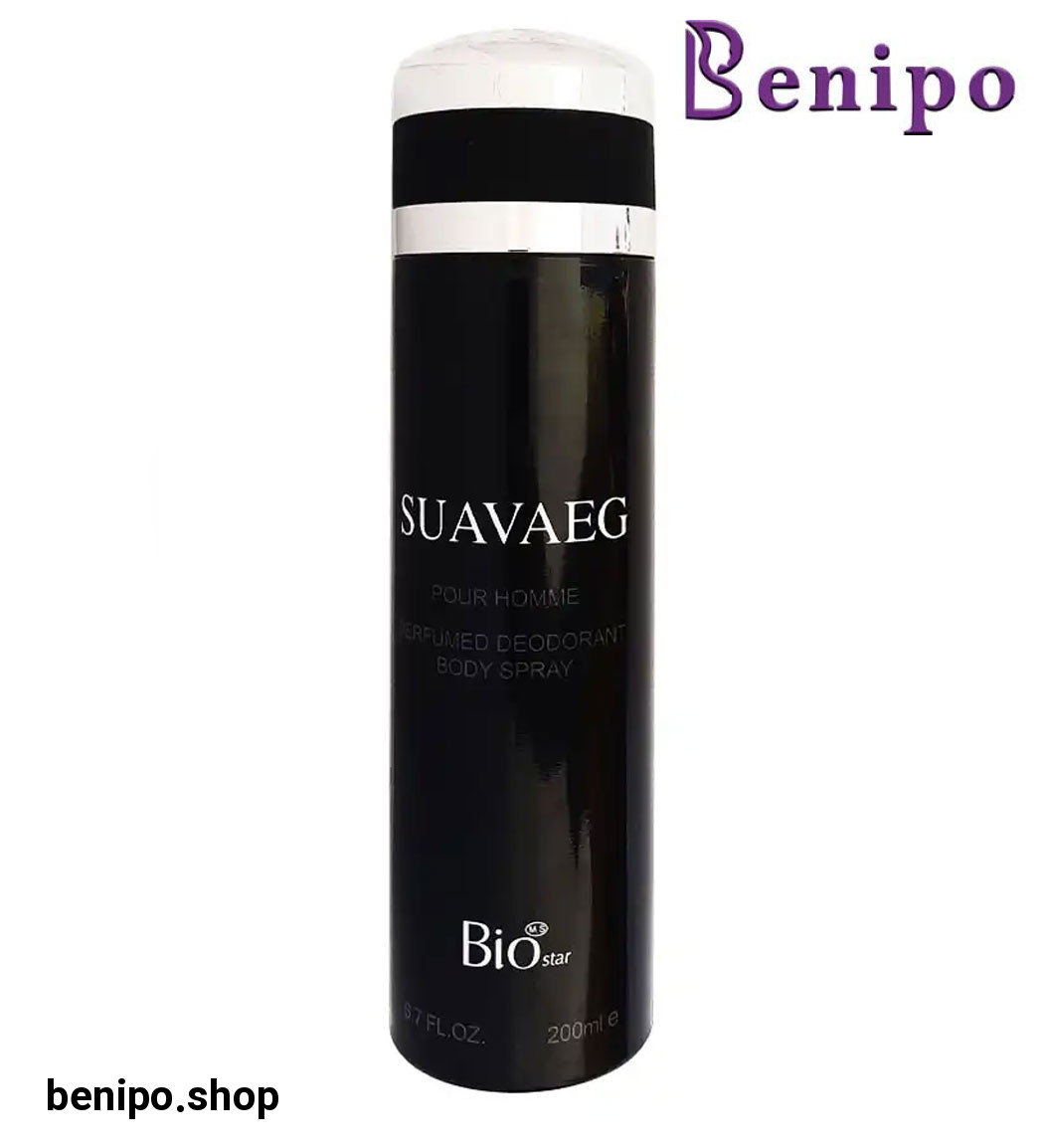 اسپری بدن مردانه مدل Suavaeg حجم 200 میلی لیتر