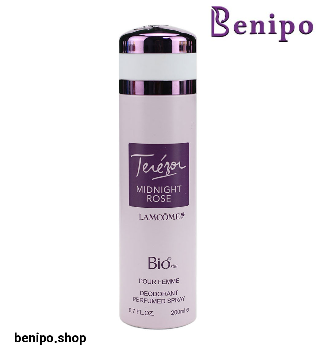 اسپری بدن زنانه Tereza Midnight Rose حجم 200 میلی لیتر