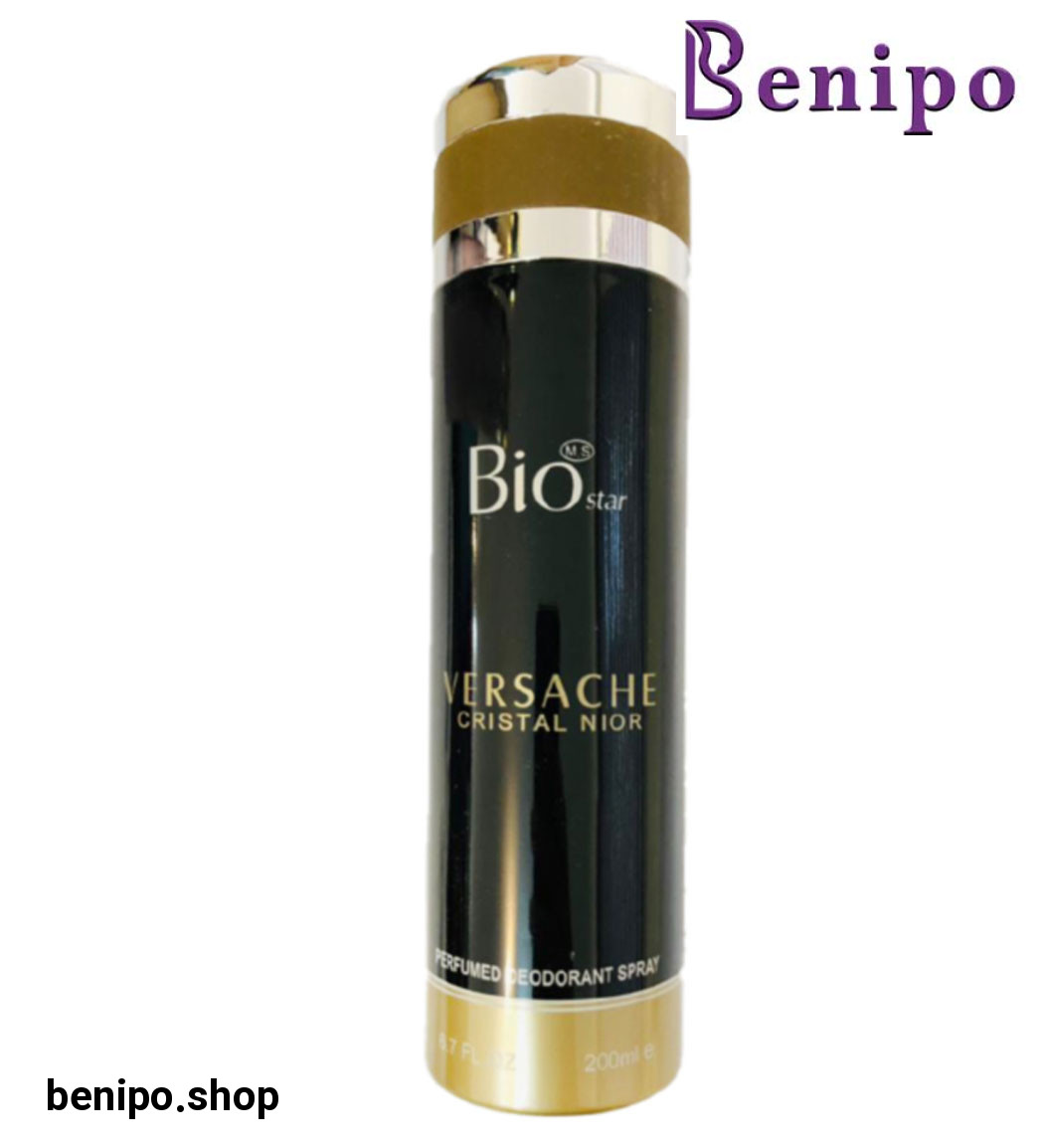 اسپری بدن زنانه مدل Versache Crystal Nior حجم 200 میلی لیتر