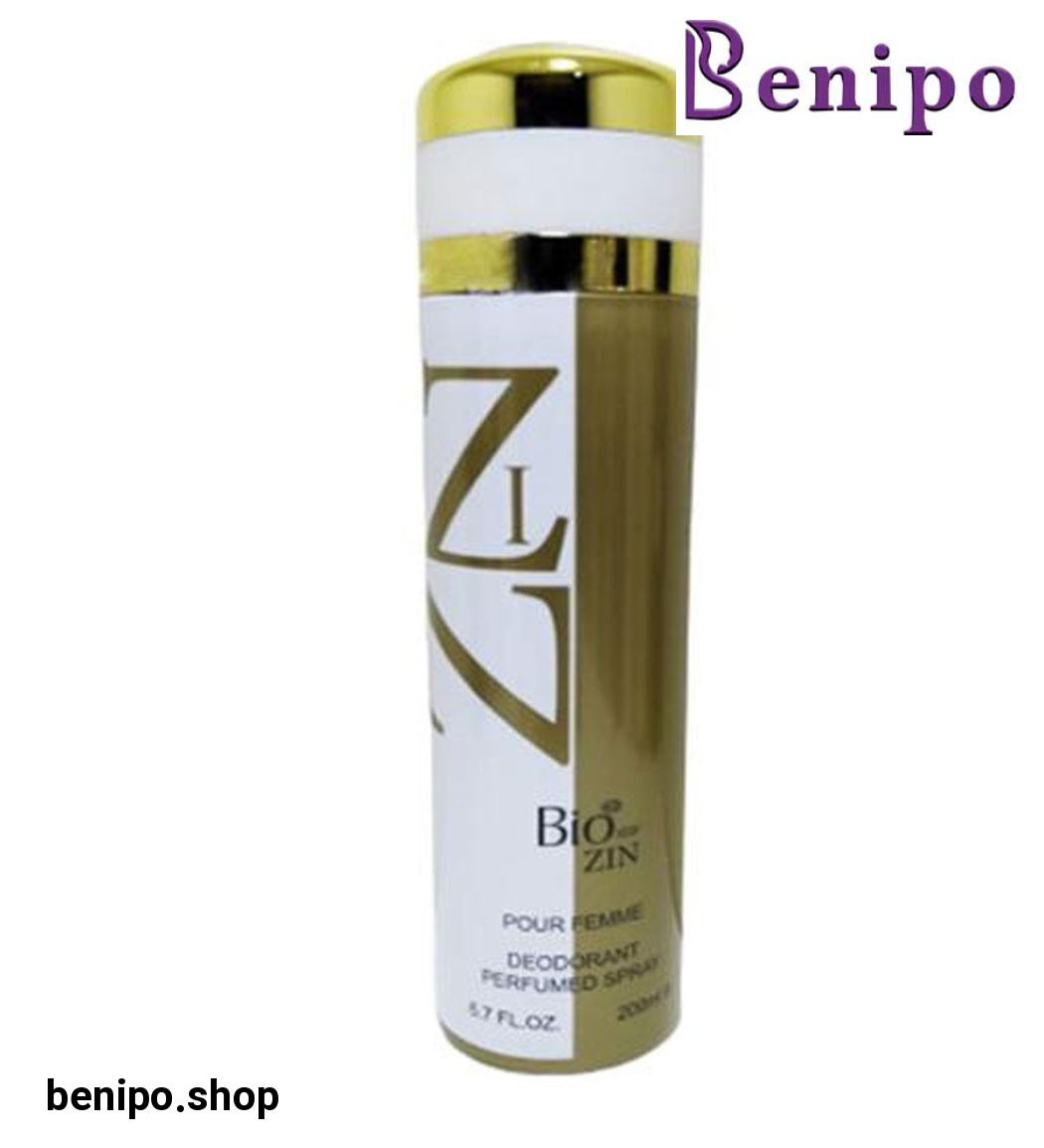 اسپری بدن زنانه مدل Zin حجم 200 میلی لیتر