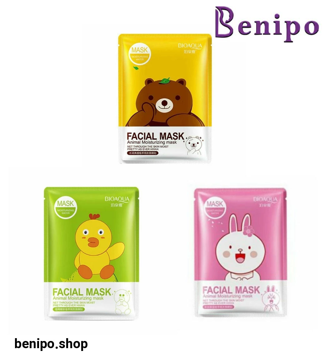 پک 3 عددی ماسک صورت مدل Animal