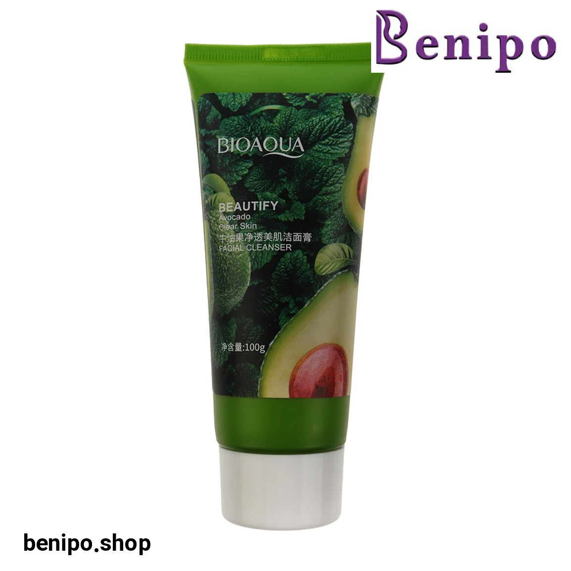 ژل شستشو صورت مدل Avocado مناسب انواع پوست وزن 100 گرم