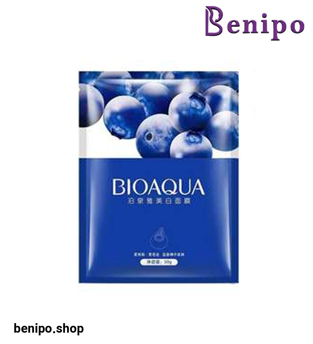 پک 10 عددی ماسک صورت مدل بلوبری