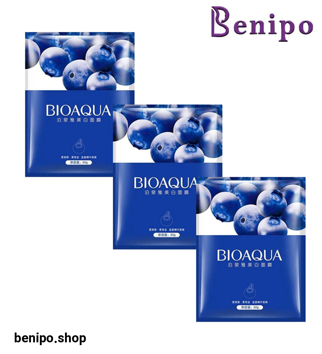 پک 3 عددی ماسک صورت مدل بلوبری