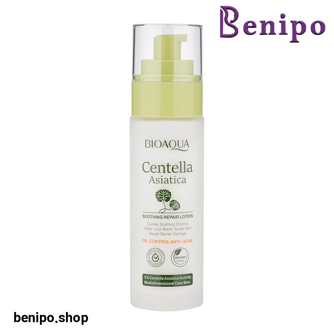 لوسیون ضد جوش صورت و بدن مدل Centella مناسب انواع پوست حجم 80 میلی لیتر