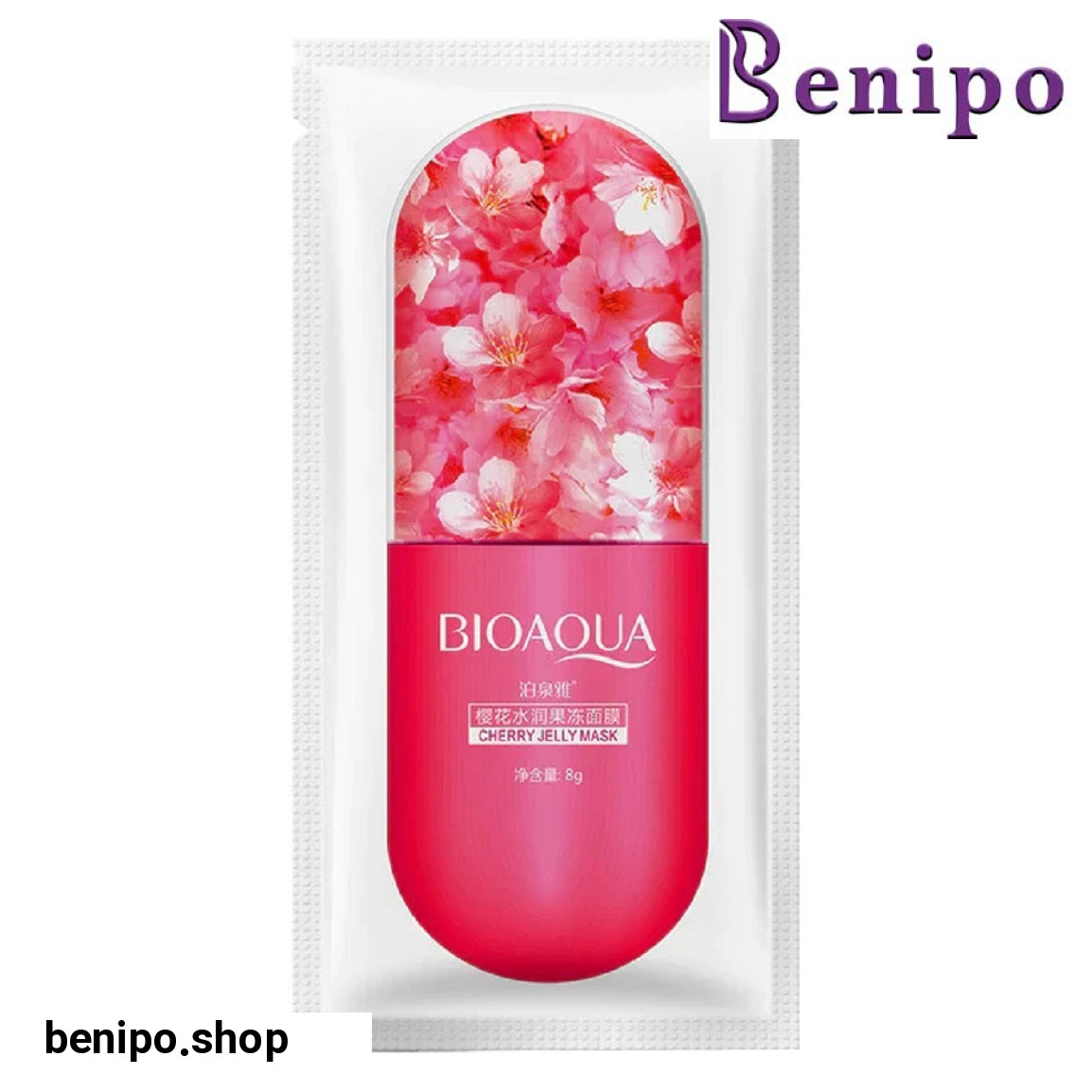 ماسک صورت مدل شکوفه گیلاس وزن 8 گرم