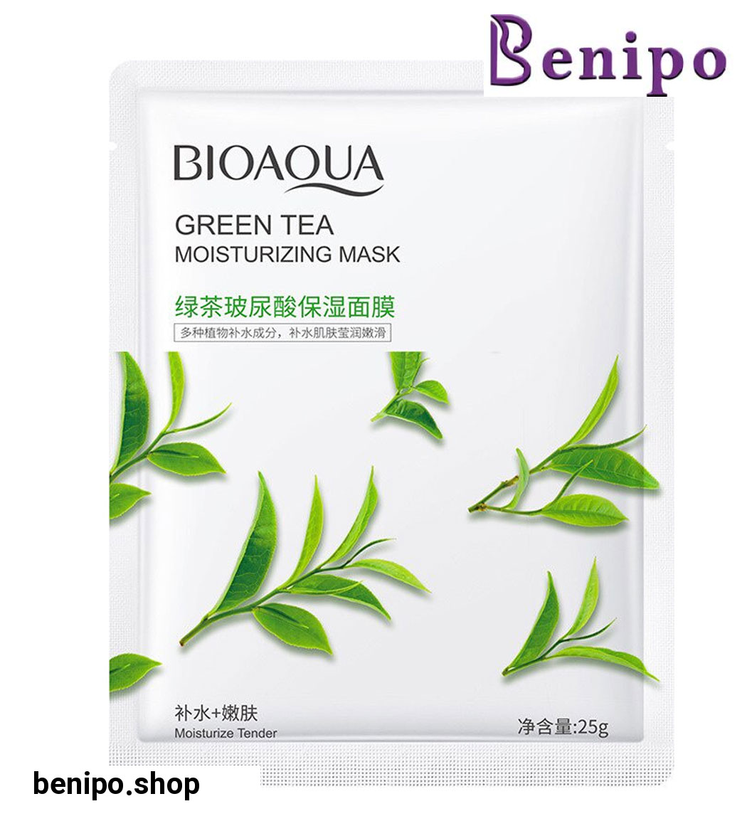 پک 6 عددی ماسک صورت مدل چای سبز