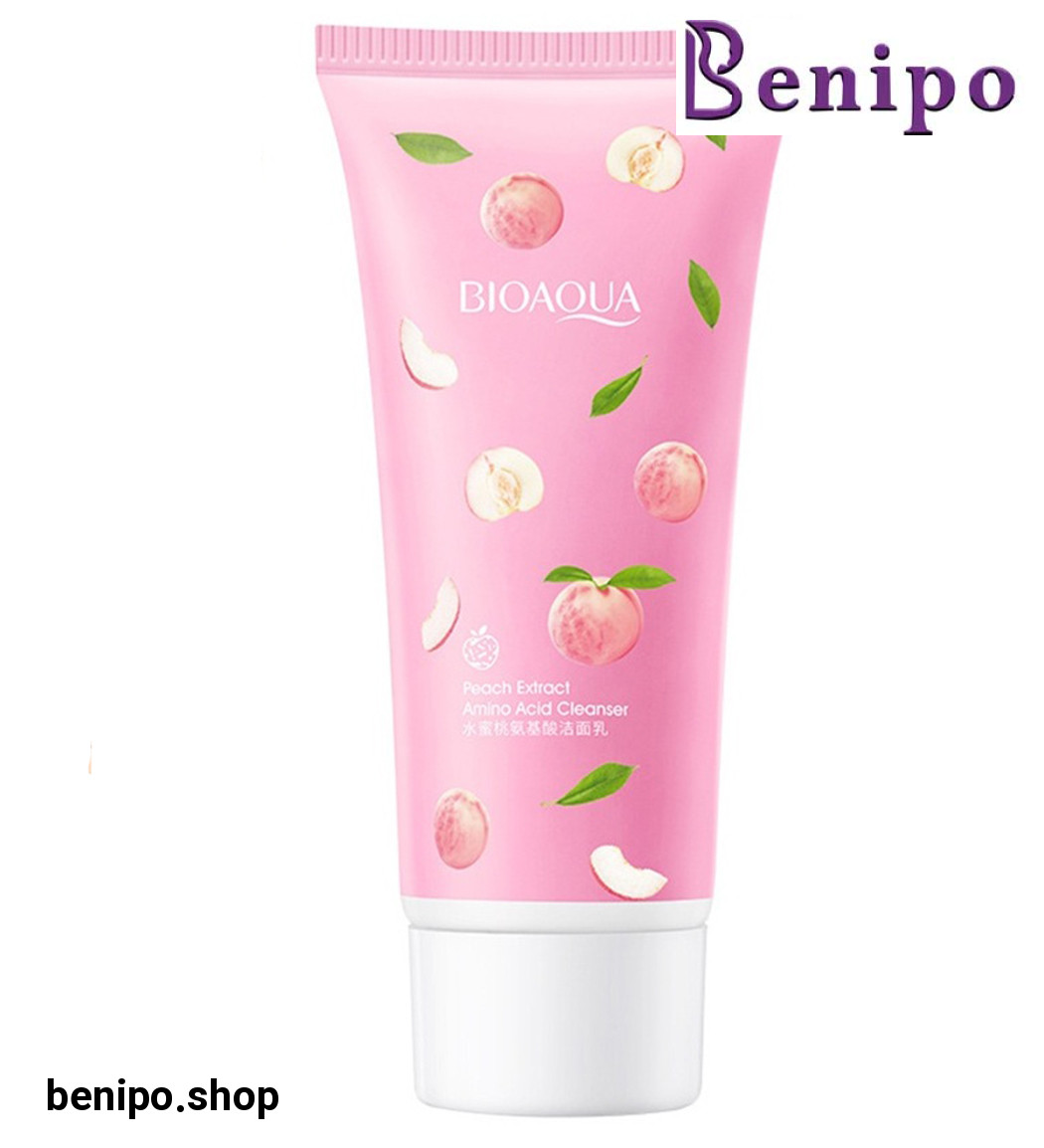 فوم شستشو آمینو اسید عصاره هلو