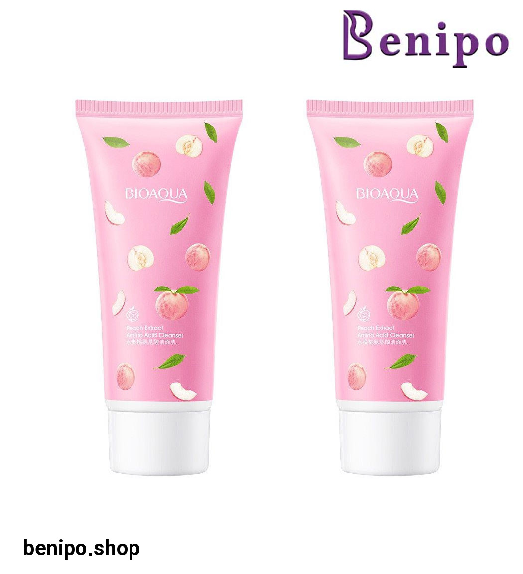 پک 2 عددی فوم شستشو آمینو اسید حاوی عصاره هلو