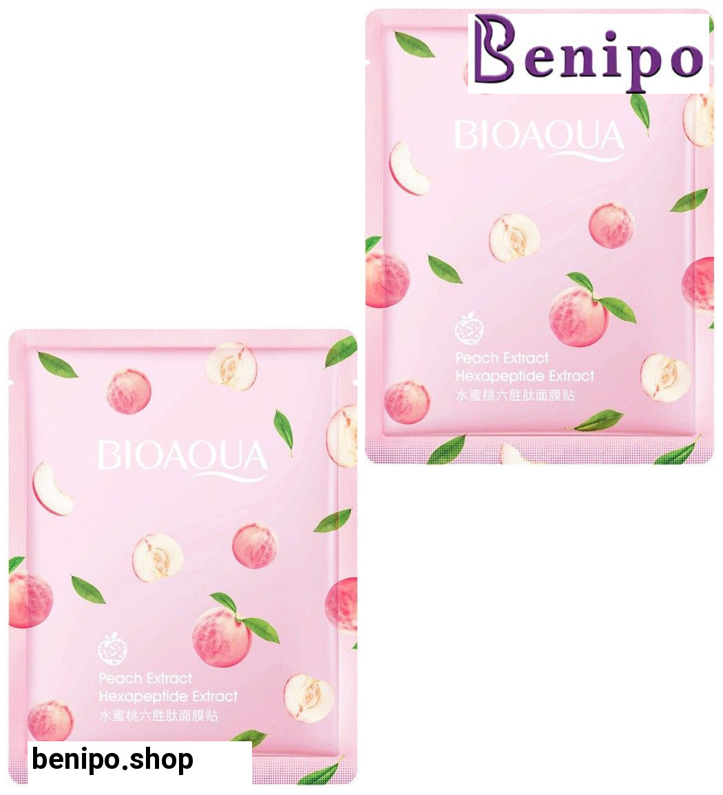 ماسک ورقهای هلو بسته 2 عددی