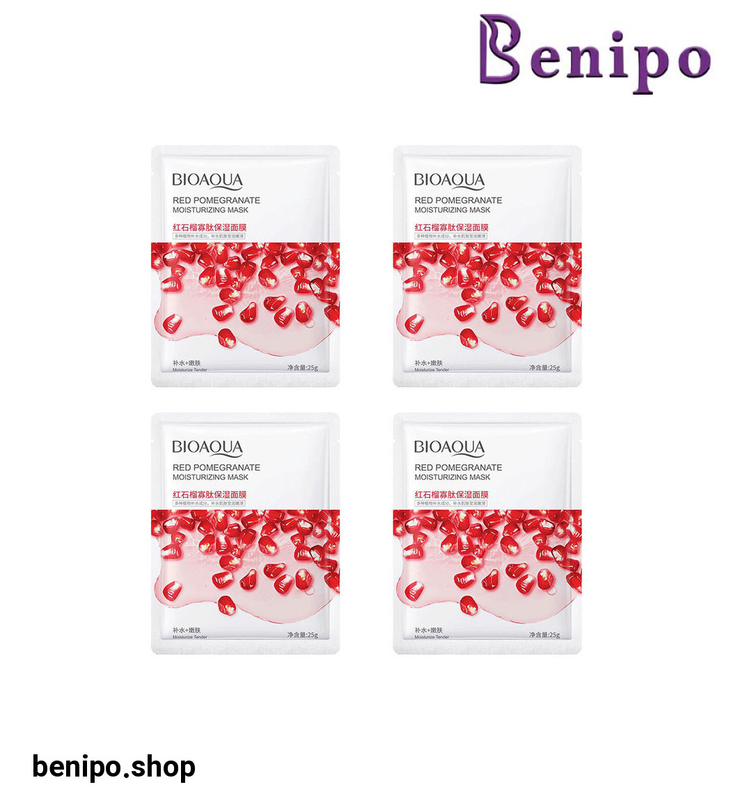 پک 4 عددی ماسک صورت مدل انار