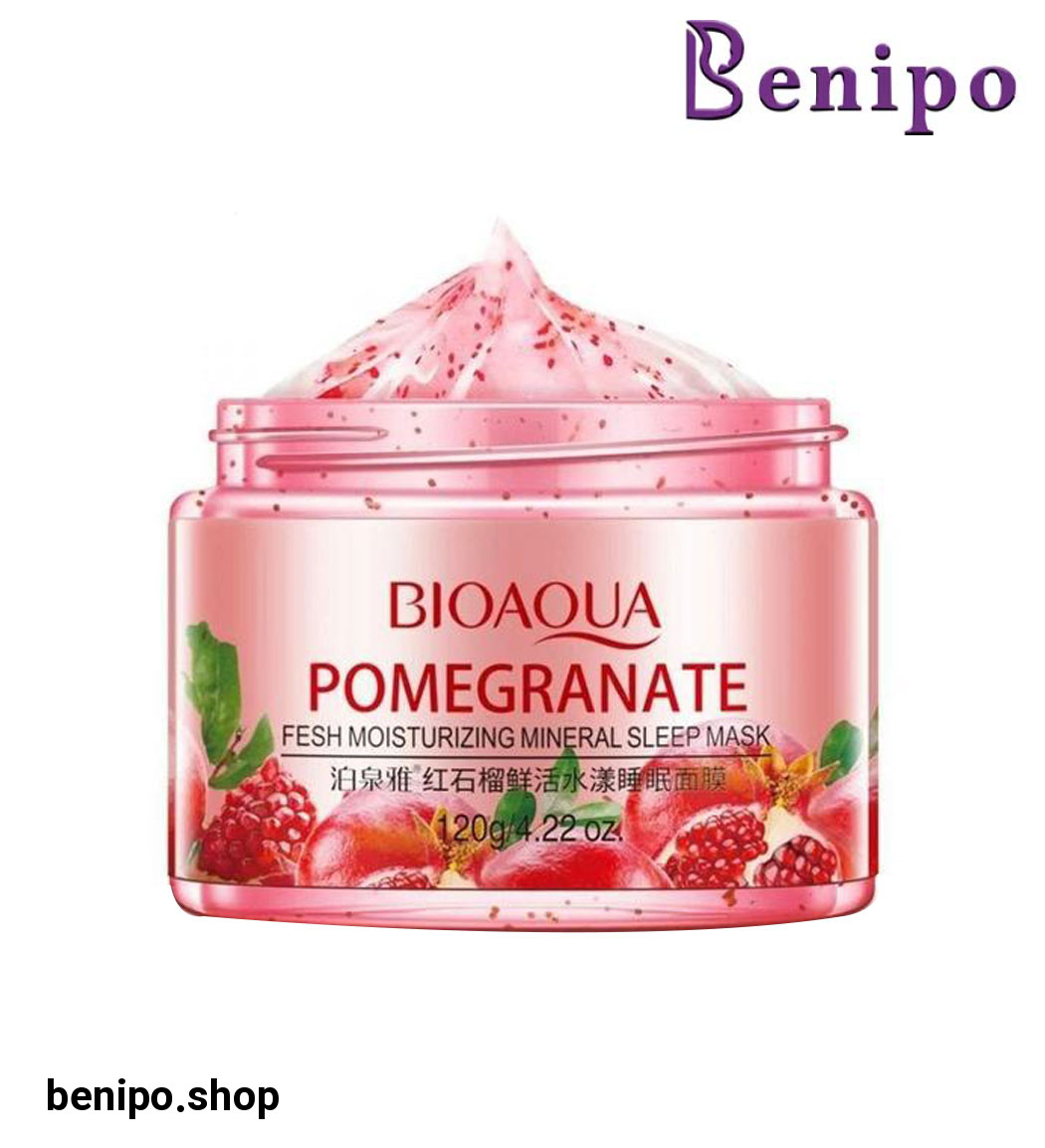 ماسک صورت شب ضد پیری حاوی انار قرمز120میل