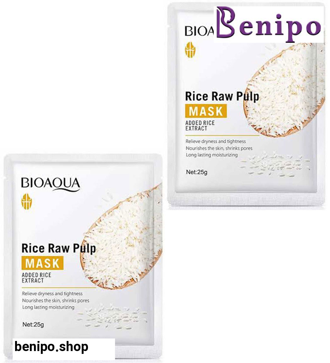 ماسک ورقهای برنج بسته 2 عددی