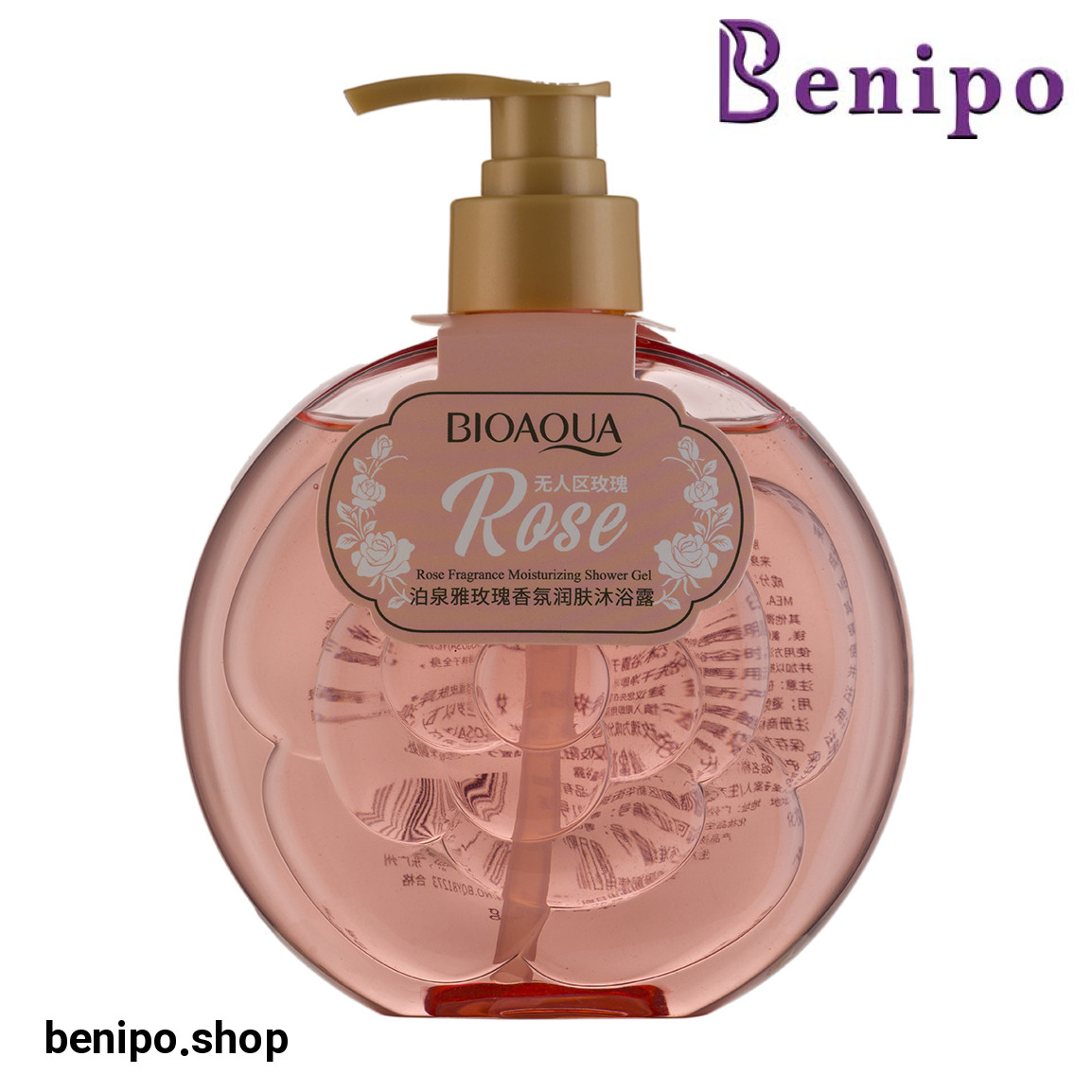 شامپو بدن حاوی عصاره گل رز حجم 500 گرم