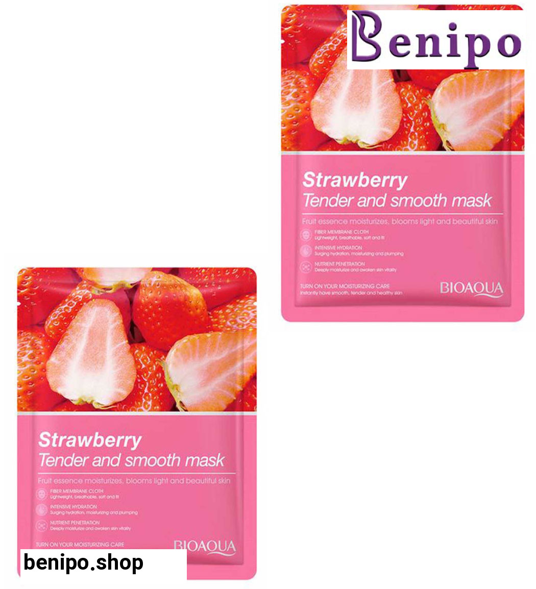 پک 2 عددی ماسک ورقه ای توت فرنگی