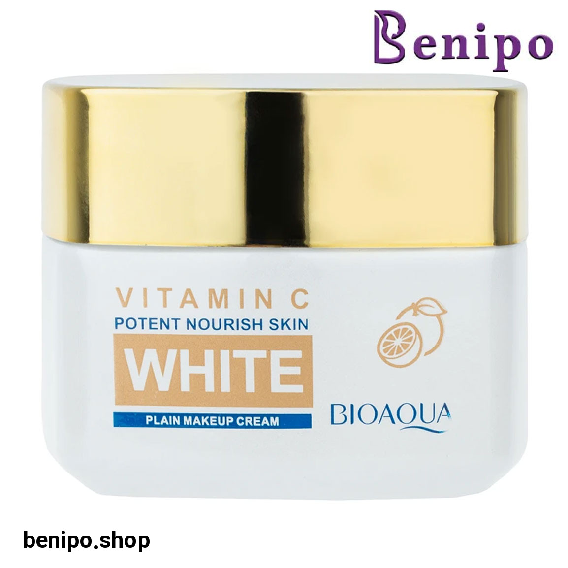 کرم روشن کننده روز و شب صورت مدل Vitamin C مناسب برای انواع پوست وزن 50 گرم