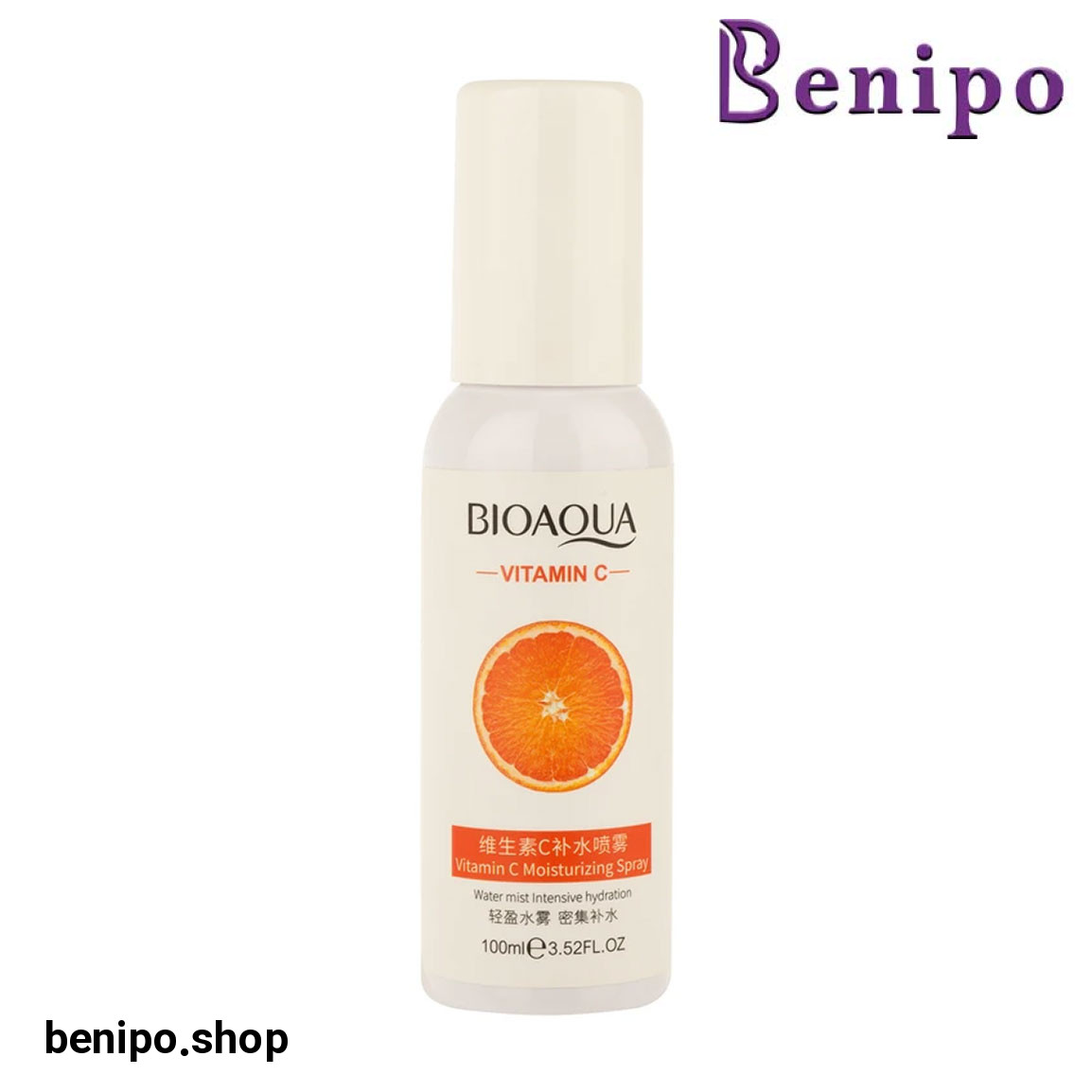 اسپری آبرسان صورت مدل ویتامین C مناسب برای انواع پوست حجم 100 میلی لیتر