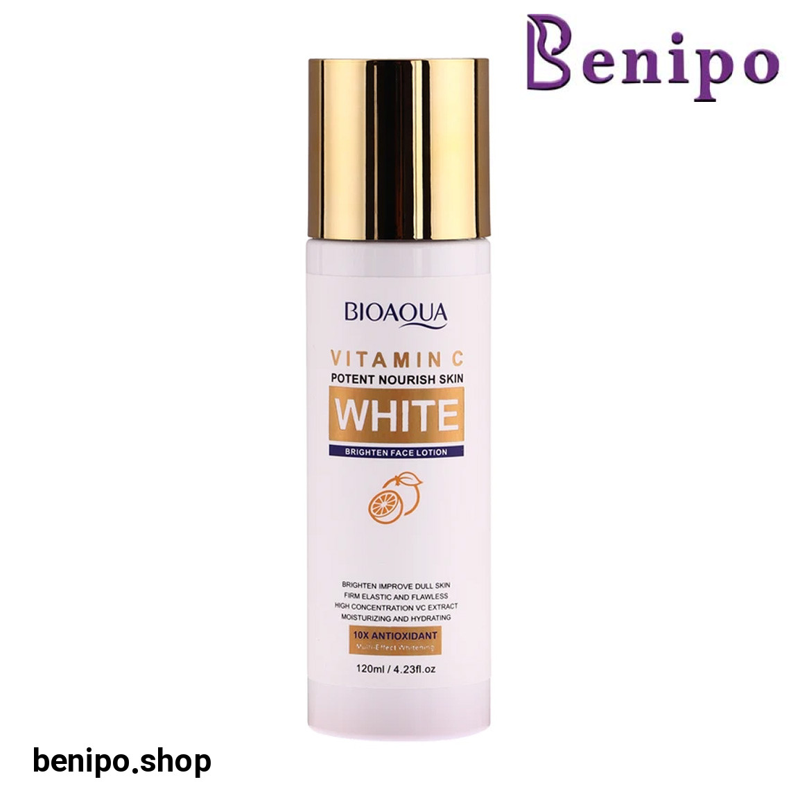 لوسیون روشن کننده صورت مدل Vitamin C حجم 120 میلی لیتر