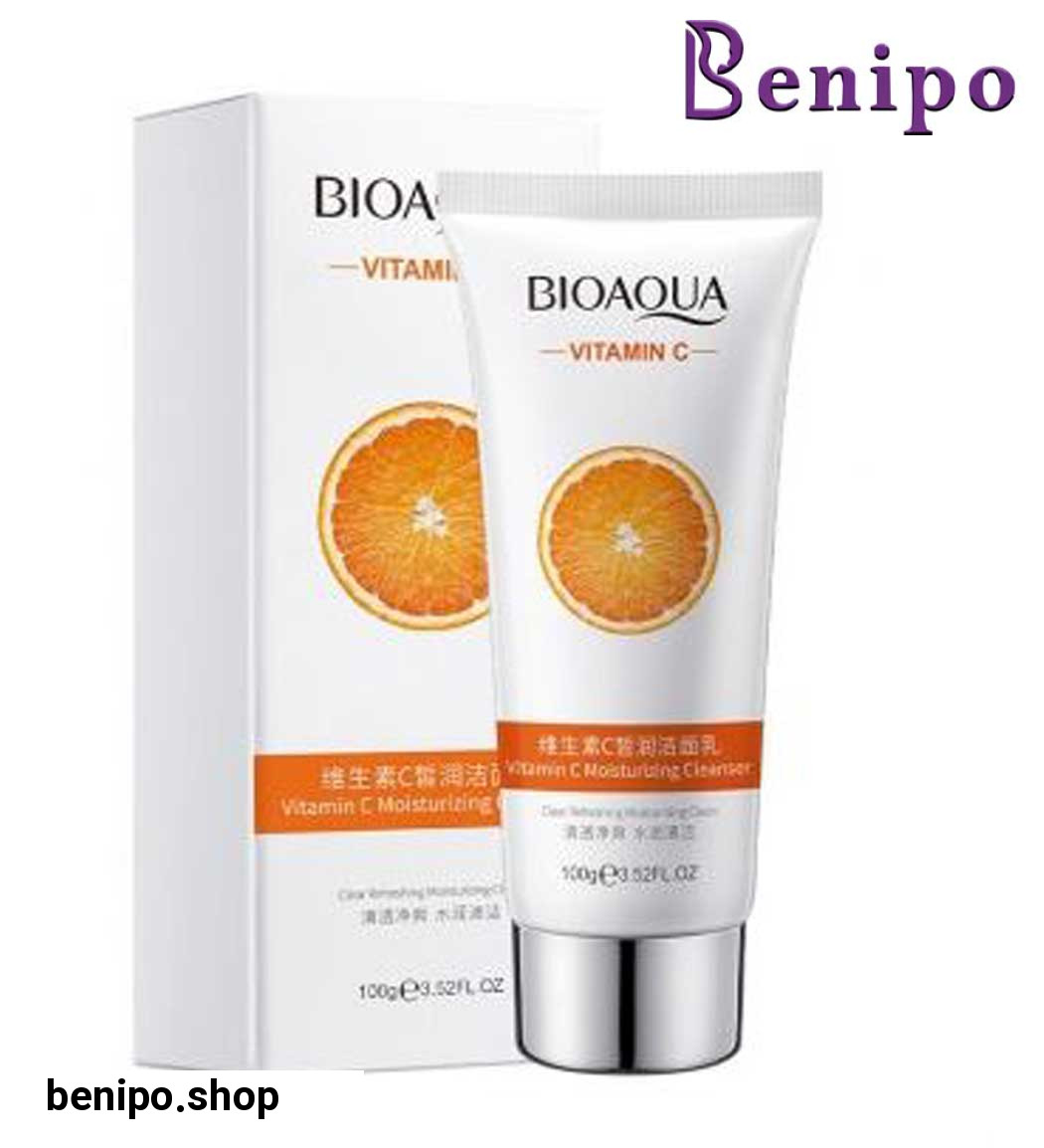 فوم شستشو صورت حاوی ویتامین c حجم 100 گرم