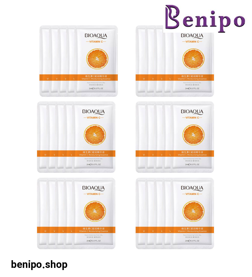 پک 30 عددی ماسک صورت مدل ویتامین سی