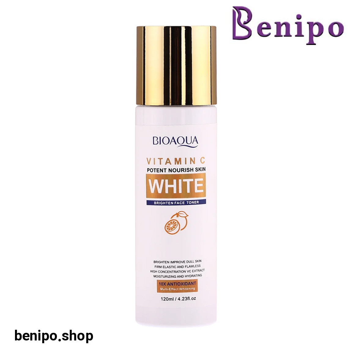 تونر پاک کننده صورت مدل Vitamin C مناسب انواع پوست حجم 120 میلی لیتر