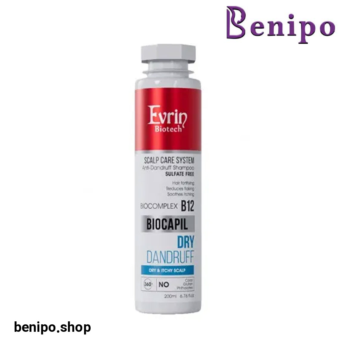 شامپو ضد شوره خشک و تقویت کننده حجم 200 میلی لیتر