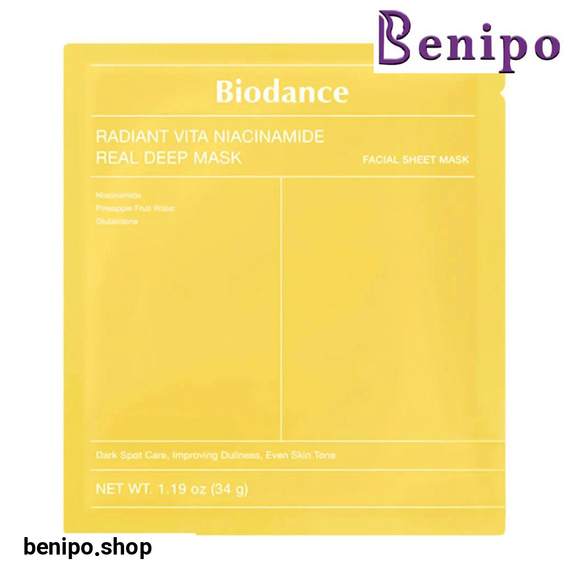 ماسک ورقه ای مدل Niacinamid