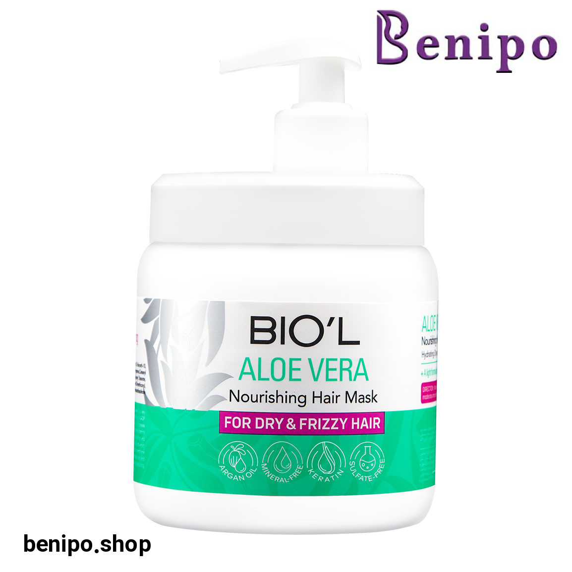 ماسک موی آلوئه ورا موی آسیب دیده و پوک500 میل